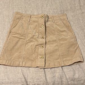 Velvet skirts